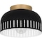 Quoizel Flush Mount Flush Mount 1 Light Matte Black QFL6208MBK - alternate 5